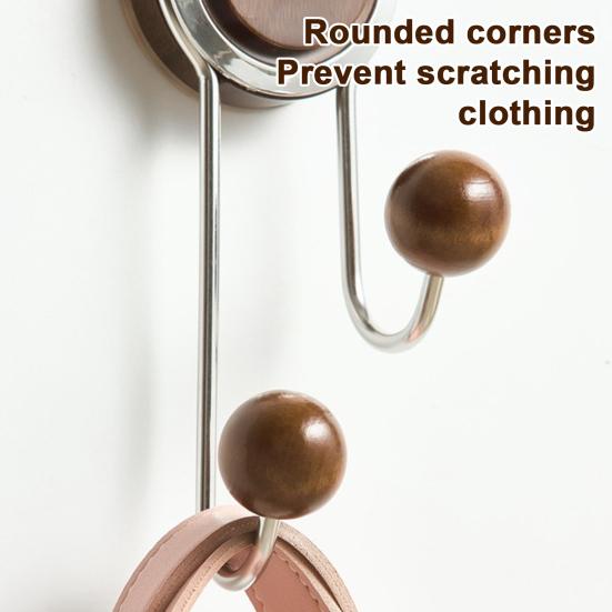 Hook Load-Bearing Non-Slip Wall Hook with Vacuum Suction Cup Reusable Wall Hook for Bathroom Kitchen Porch