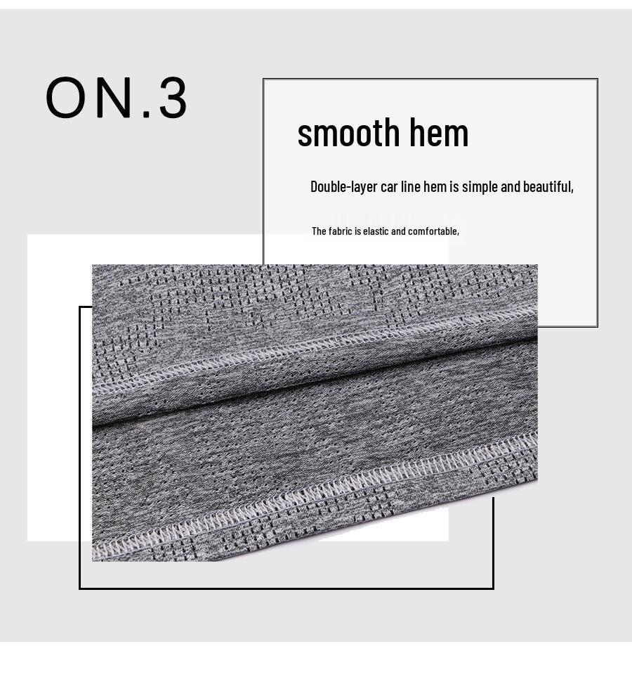 Men's Quick-Dry Three-Quarter Sleeve Basketball T-Shirt - Loose, European & American Style for Summer Outdoor Sports