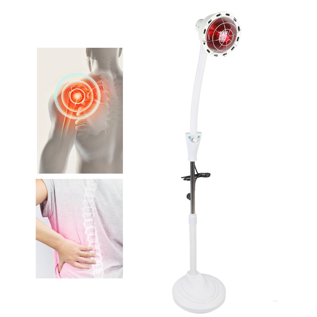 275W Infrared Heating Beauty Lamp Floor Stand Adjustable Skin Care Lamp