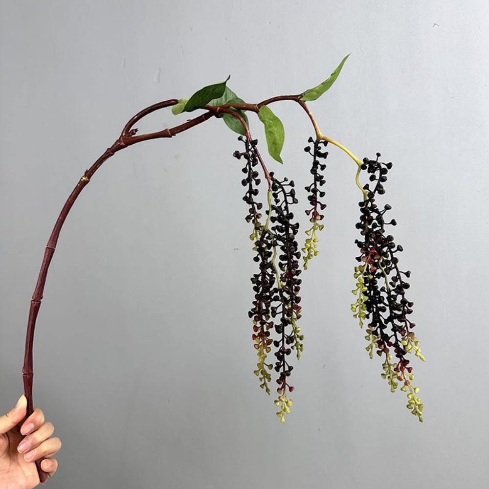 Floral Display Artificial Hanging Plant Soft Rubber Fake String Greenery Plant Home Decor