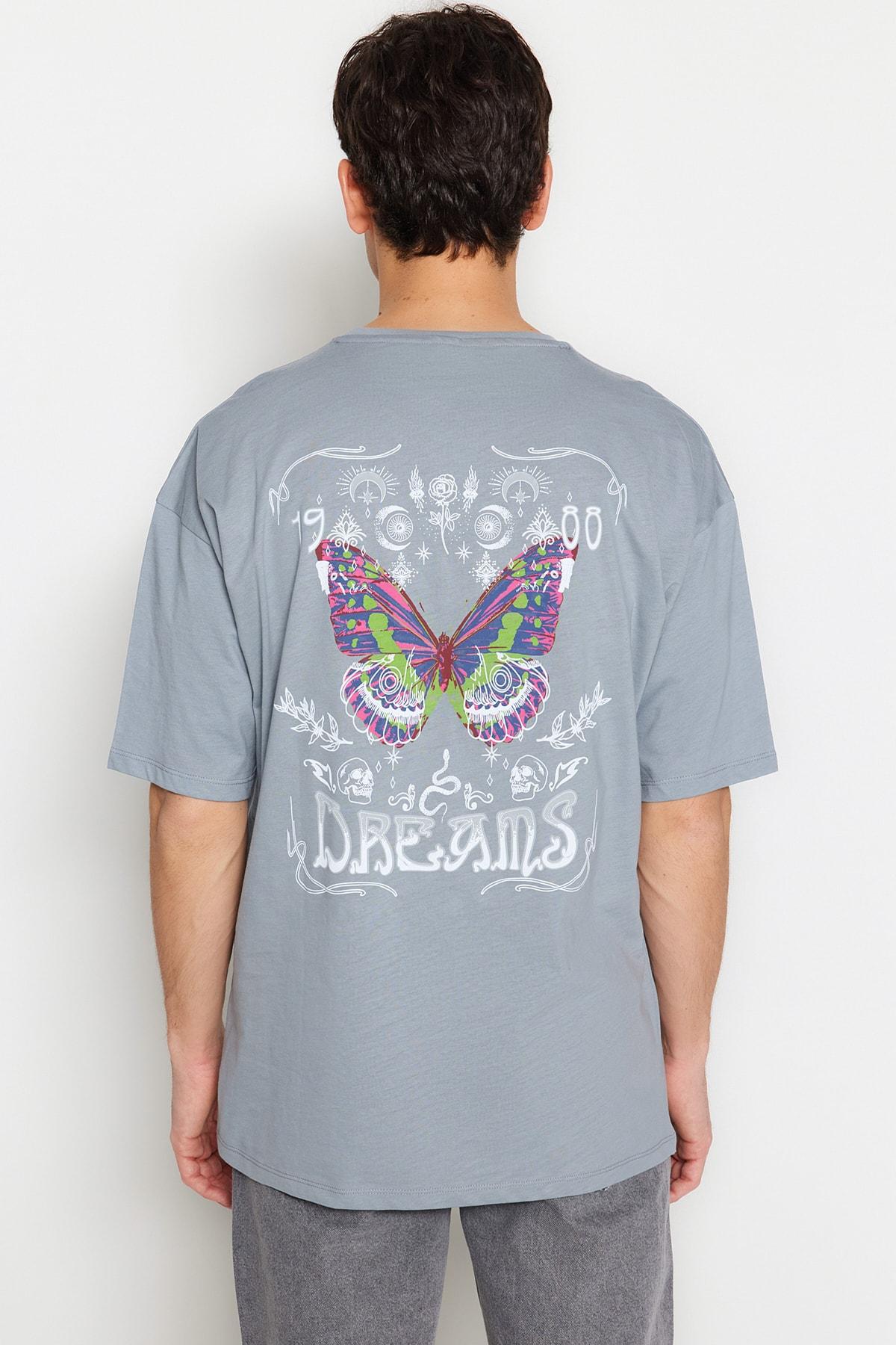 

Футболка - Серый - Оверсайз