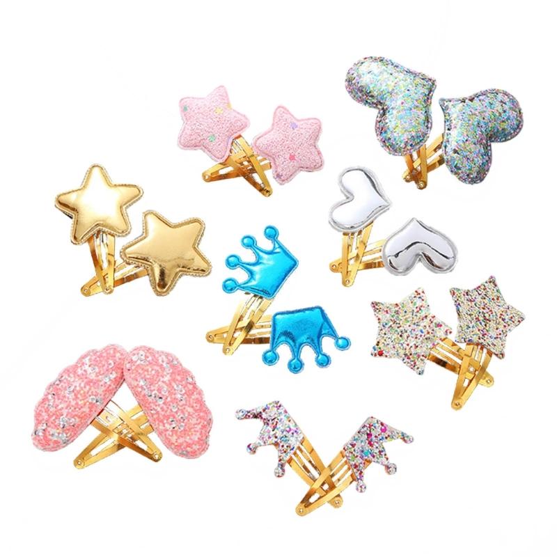

8 Pair Hairpin Hair Clips Hair Accessories Headwear Cute Headdress Hair Claw Small Clips for Daily Wearing or Parties
