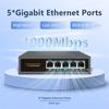 Hi-S21-5G Cloud Managed Ethernet Switch,Web/App Cloud Managed Gigabit Ethernet Network Switch 5 Port 100/1000Mbps Switch