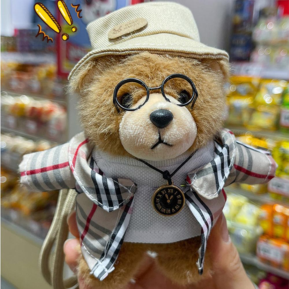 Kawaii Bär Plüschtier Schlüsselanhänger Mehrere Stile Stofftier Für Jungen Mädchen Kinder Weiche Puppe Heimdeko Rucksack Tasche Anhänger Niedliche Geschenke