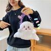 Cartoon Doll Stuffed Plush Bag Messenger Bag Crossbody Bag Sweet Ghost Plush Backpack  Girls