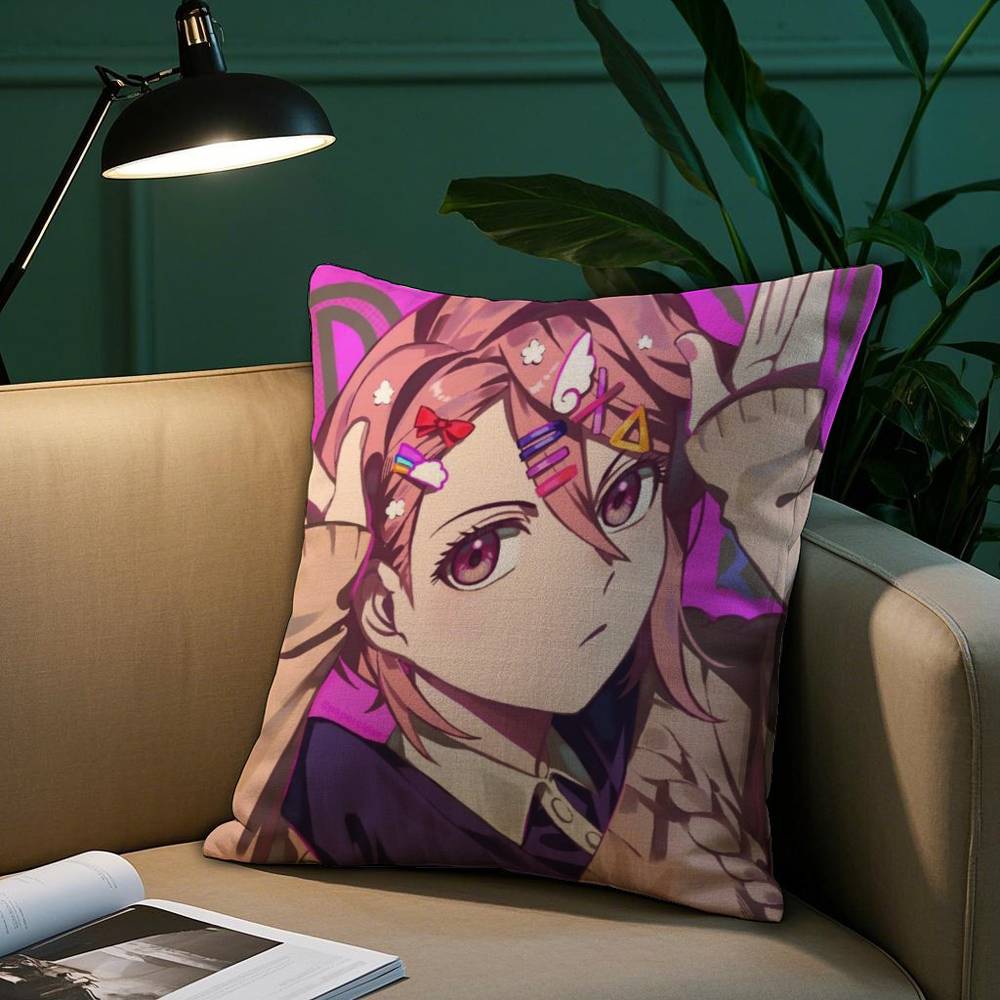 Anime D-Dandadan Cute Pillow Case Plush Fabric Soft Pillowcase Double Sided Print Sofa Cushion Cover Throw