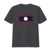 LAOS VINTAGE FLAG MENS T SHIRT TEE XS S M L XL 2XL 3XL 4XL 5XL Retro Style with Print vintage Washed Comfortable Stylish