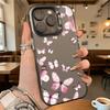 Pink Butterflies and Flowers Phone Case for Redmi Note 15 14 13 12 11 10 9 Pro Plus Anti-Scratch Premium Hard Cover