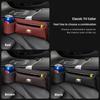 BODCA1 PU Leather Car Seat Storage Bag Multifunctional Gap Organizer Box For Chevrolet Equinox Trailblazer Bolt Spark Tahoe Z71 Aveo SS