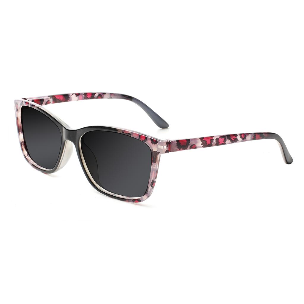 TUREZING Square Printed Sunglasses for Men Women Comfortable Spring Hinges Fashion UV Protection