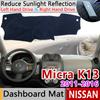 For Nissan Micra March K13 2011 2012 2013 2014 2015 2016 Anti-Slip Mat Dashboard Cover Pad Sunshade Dashmat Car Accessories Rug