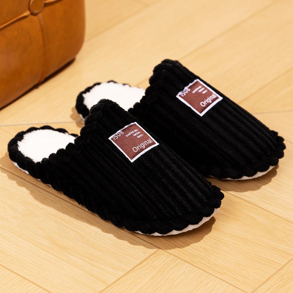 Women's Winter Home Semi-mopping Cotton Slippers
