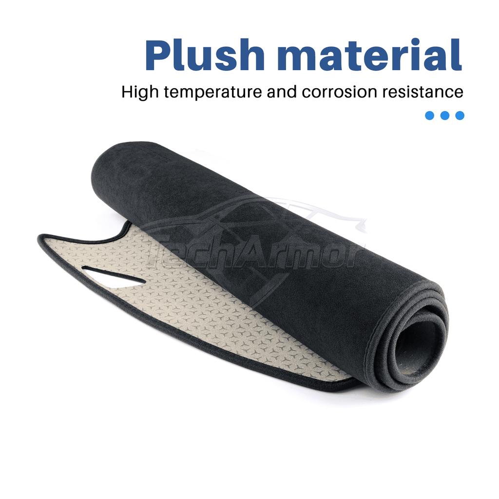 Flanell Armaturenbrett Abdeckung für Seat Leon 2005-2012 Sonnenschutz Anti-UV Armaturenbrett Matte Rutschfeste Auto Innenraumleiste