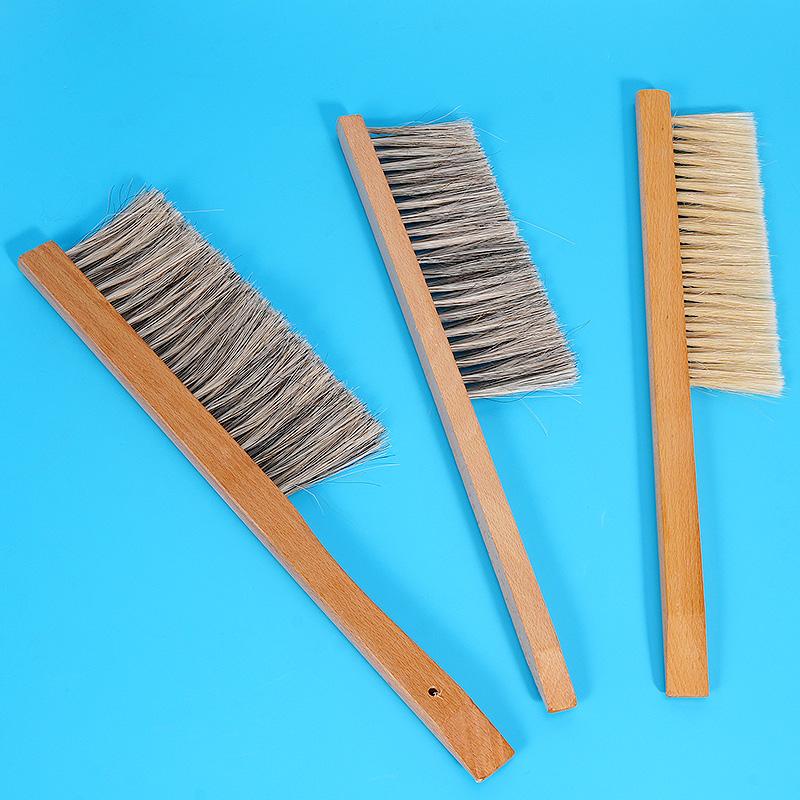 Beekeeping Tools Wood Honey Brush Wasp bee Sweep Beekeeping Equipment Horse Tail Hair New Bee Brush For Cleaning Apiculture