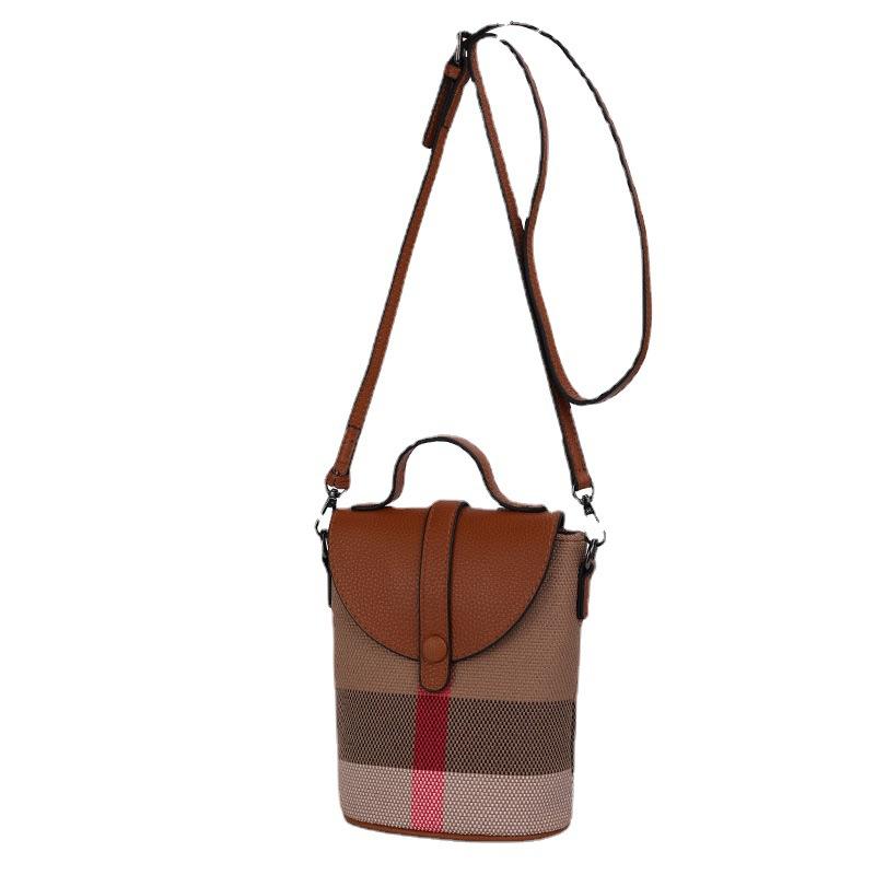Crossbody Bag Trendy New Mini Bag High-end and Fashionable Mobile Phone Bag Plaid Bag