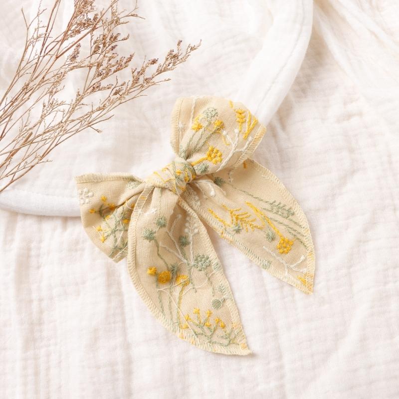 Delicate Bows Hair Clip 2000s Trend Side Clip Bows Bowtie Barrette Bowknot Cottagecore Sweet Photo Props