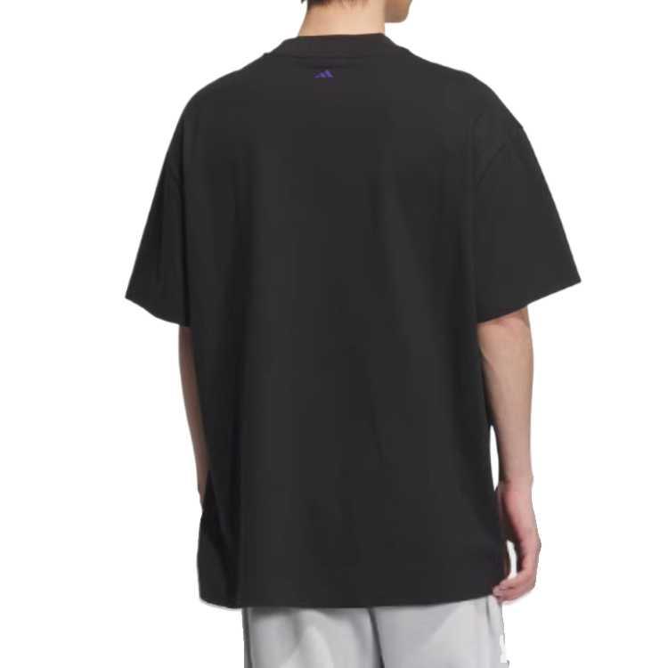 New Adidas SS25 T-Shirt Men's Black KA2297