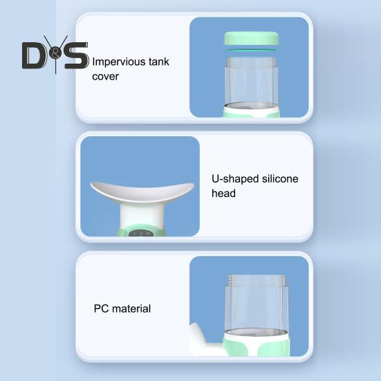 Portable Eye Moisturizer Mist Steamer Heated Eye Masque for Dry Eye Relief Gentle Mini Hydrating Sprayer