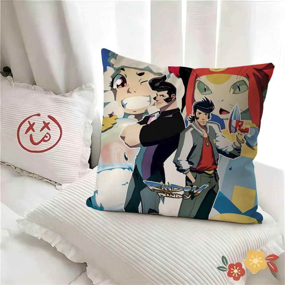 1pc Anime Space Dandy Pillow Case Fashion Square Pillowcase Bedroom Sofa Room Ins Decoration Leisure