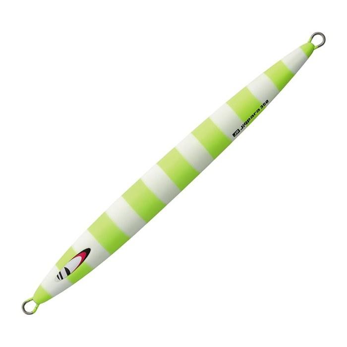 Major Craft Jig Para Vertical Long Slow 200g #67 Matte Zebra Chartreuse Yellow