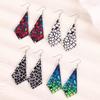 Accessories Texture Color Geometric Acrylic Earrings Accessories Color Matching Pendant Color Contrast Pendant Earrings