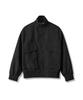 Avandress Glossy Art Leather Big Pocket Jacket Black