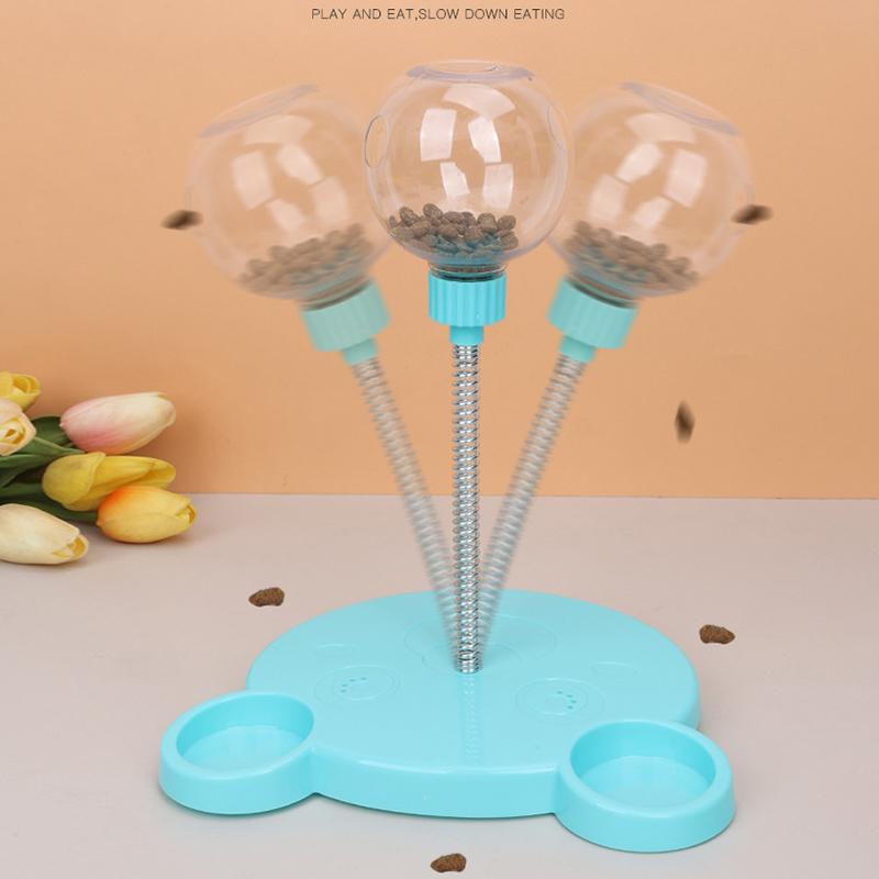 Funny Creative Pet Cat Puzzle Food Leaking Ball Toy Cat Dog Interactive Treat Leaking Toy Slow Cat Dog Feeder Pet Supplies