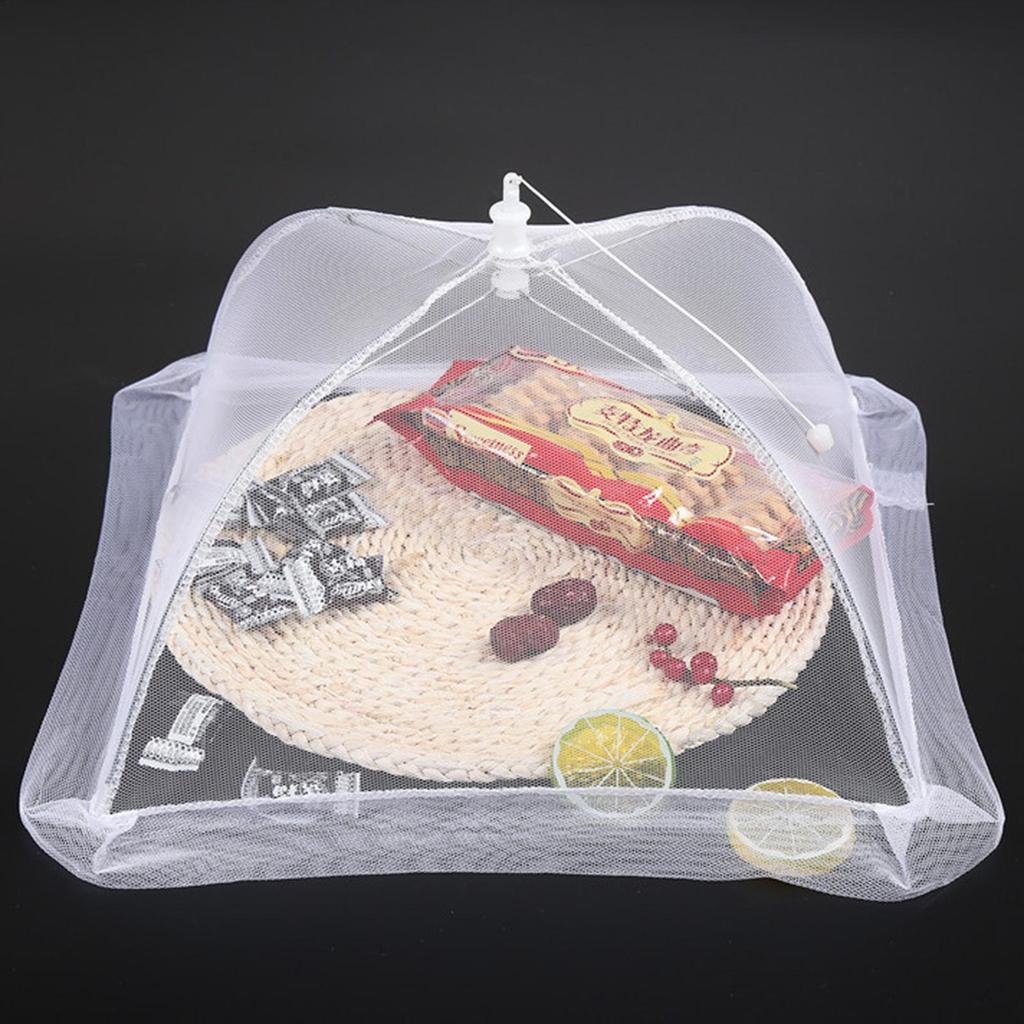 Food Cover Mesh Food Cover Insect Proof Protective Dish Covers Folding Washable Flies Table Cover Square Dish Cover For Kitchen