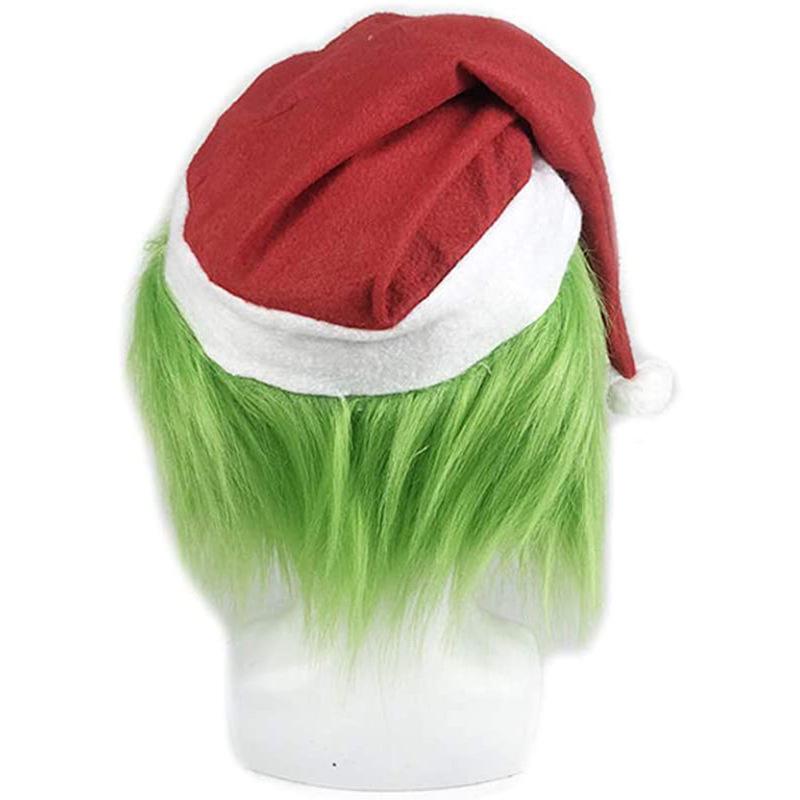 Grinch Christmas Costume Set: Green Furry Monster Outfit for Halloween and Events