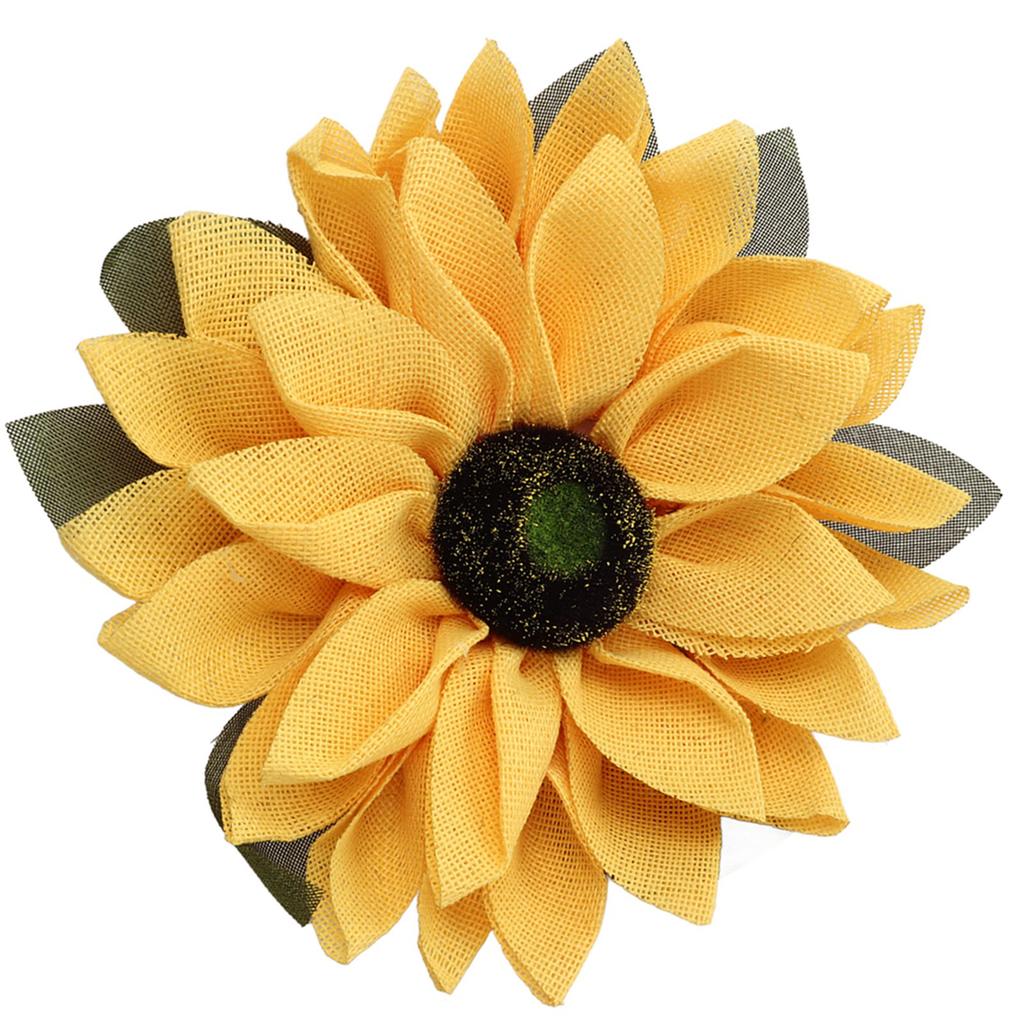 Sunflower Wreath for Front Door Round Artificial Yellow Sunflower Wreath for Front Door Window