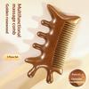 Head Body Massager Neck Face Health Care Massage Tool Meridian Scalp Four-In-One Sandalwood Comb Massage Acupoint Nose Scraper