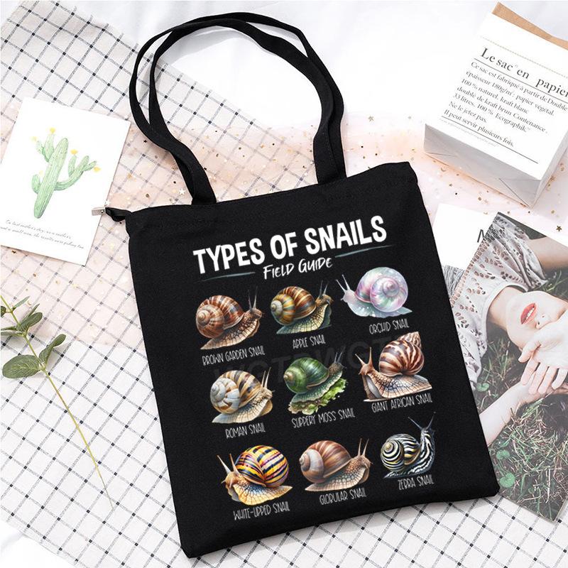 Insect Printed Casual Shoulder Bag Daily Versatile Large Capacity Canvas Bag 2025 New