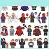 Conjunto de Blocos de Construção de Heróis Marvel Com Montagem DIY Para Crianças e Colecionadores