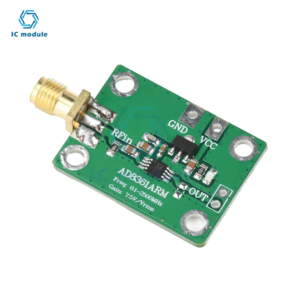 AD8361 DC 2,7-5,5 V HF-Leistungsmesser True RMS-Erkennungsmodul AM-Detektor Amplitudendetektor 0,1-2,5 GHz