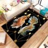 Colorful Betta Fish Art Rug Floor Mat for Table Chair Coffee Table In Living Room Bedroom Modern Art Style Home Decor Carpet