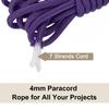 Rebower 550 Paracord Rope 10 Feet (Approx. 3 m) 4mm