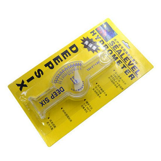 Coral Aquaculture Seawater Hydrometer - Salinity Meter for Aquariums and Fish Tanks