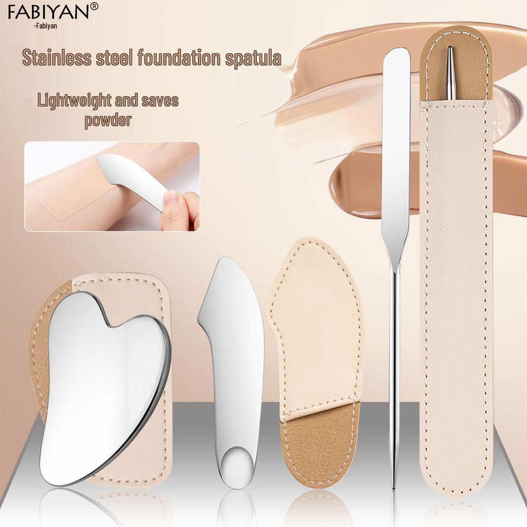 Double-Ended Stainless Steel Foundation Mixing & Scraper Tool