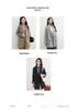 2025 Autumn/Winter Women's Double-Sided Cashmere Coat - Mid-Length, Suit Collar, Korean Style, Age-Defying Elegance