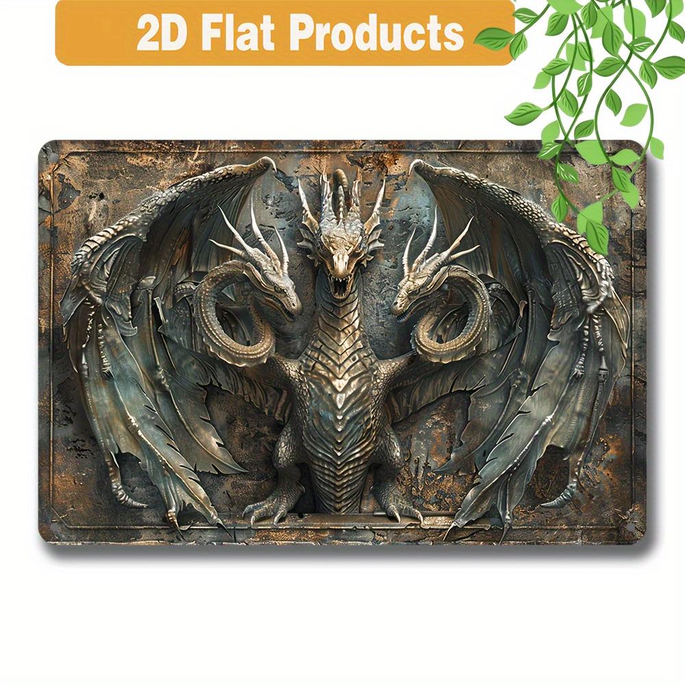 FJ Vintage Decor Metal Tin Signs 2D Flat Printing Retro Posters Room Decoration Home Bar Pub Club Wall Art Decor