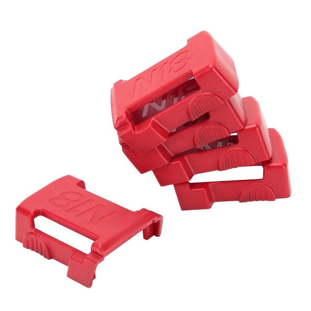 5PCS Snap-in Battery Design Battery Mount for Milwaukee M18 Series Lithium Battery Accessory