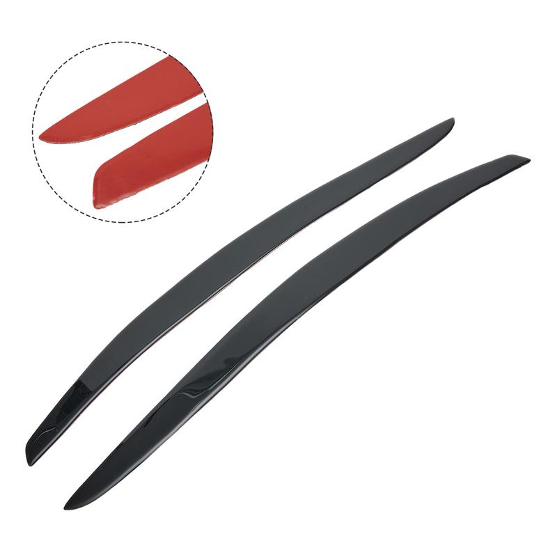 1 1 11 1 1 1 11 1 2pcs Headlight Eyelids Eyebrow Trim For BMW 3 Series E92 E93 2006-2012 Gloss Black Headlight Eyelid Cover