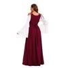 Plus Size Vintage Court Corset Gown for Women – European & American Masquerade Party Costume