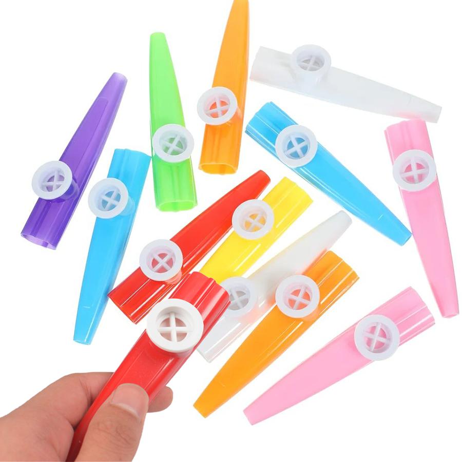 9/18pcs Plastic Kazoo Wind Instrument Festival Party Atmosphere Creating Supplies for Music Lovers Stage Street Performance XJM