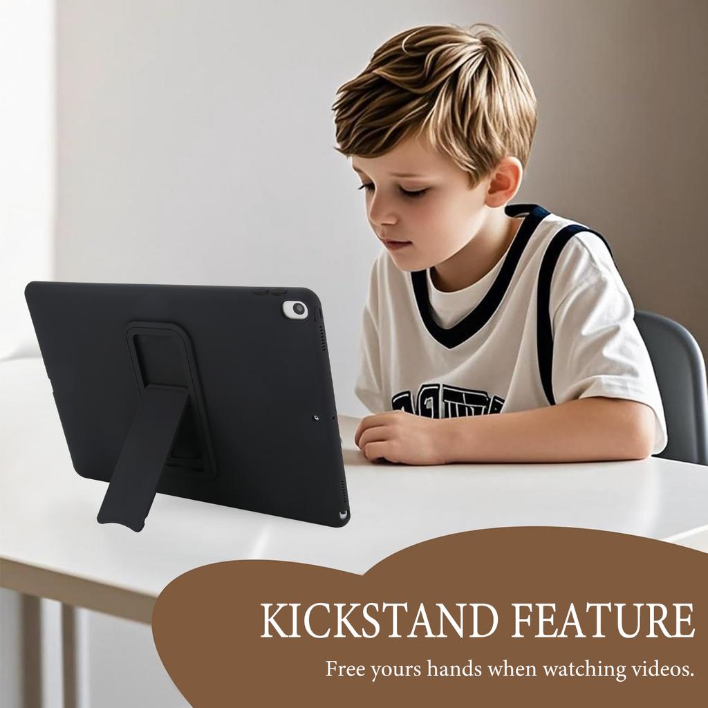 Para iPad Air 10,5 polegadas (2019) Capa TPU+PC Agradável ao Toque com Suporte para Tablet