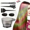 9Pcs/Set Hairdressing Brushes Bowl Comb Clips Salon Hair Color Dye Tint Tool Set Hair Coloring Bleaching Dye DIY Tools