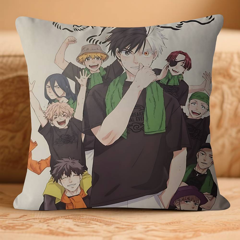 WIND Anime BREAKER Kissenbezug Dekokissen Sofa Heimdeko Hülle Kissenbezüge