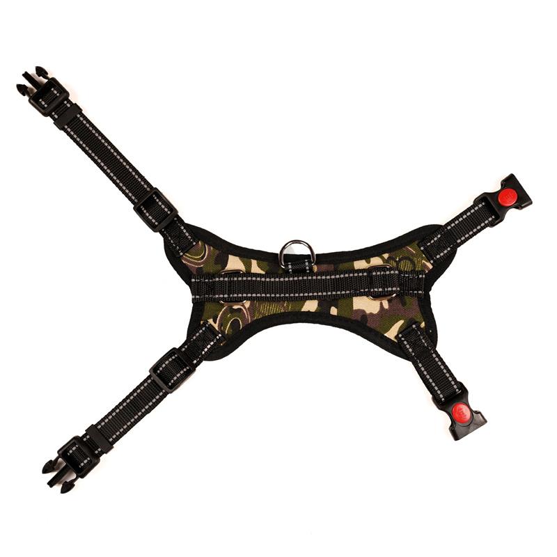 Adjustable Explosion-Proof Pet Harness for Small Medium Dogs - Outdoor Dog Chest Strap Supplies (8 Colors)