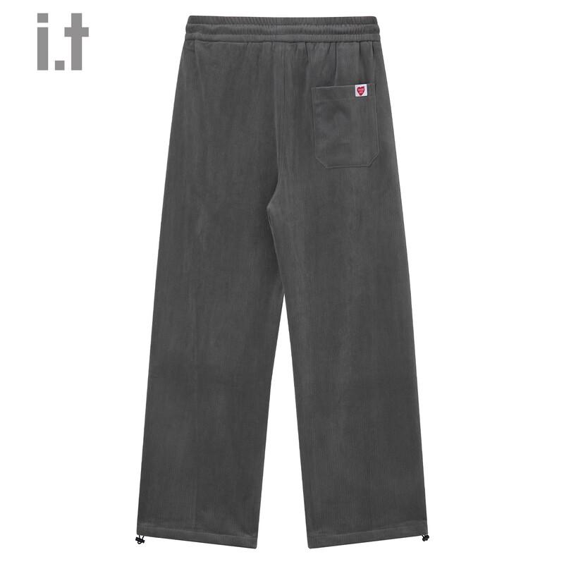 CHOCOOLATE Unisex Wide-Leg Clean-Fit Streetwear Jeans