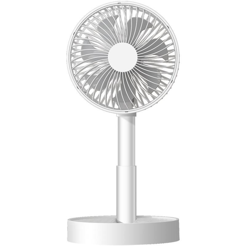 Foldable 6-inch USB Charging Mini Desktop Fan with Telescopic Head and Long Battery Life